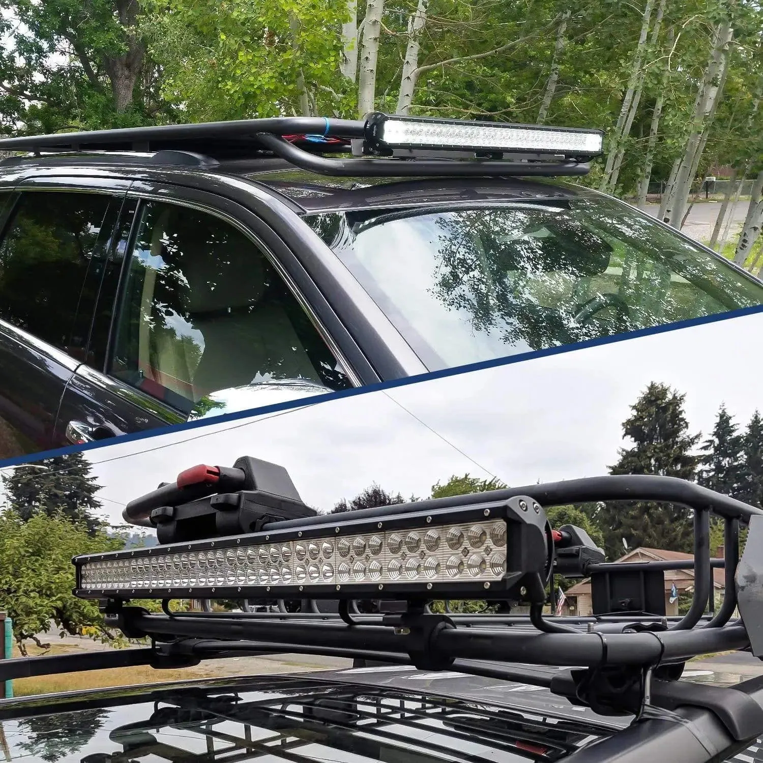 36 Inch 234W Double Row Spot Flood LED Light Bar