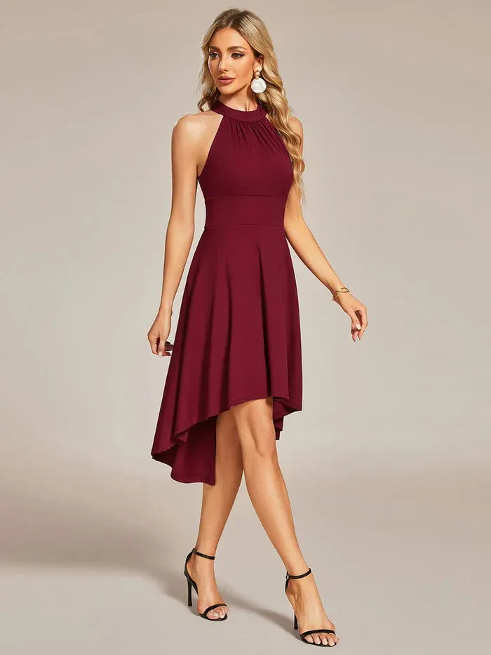 A-Line Halter Summer Sundresses Causal Cocktail Dress