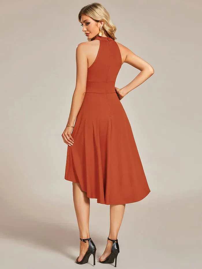 A-Line Halter Summer Sundresses Causal Cocktail Dress