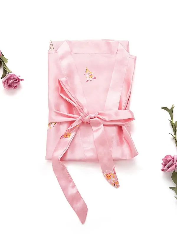 A| Personalized Glitter Print Robes Bride Bridesmaid Robes
