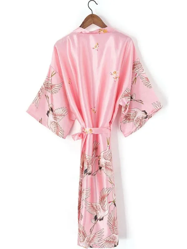 A| Personalized Glitter Print Robes Bride Bridesmaid Robes
