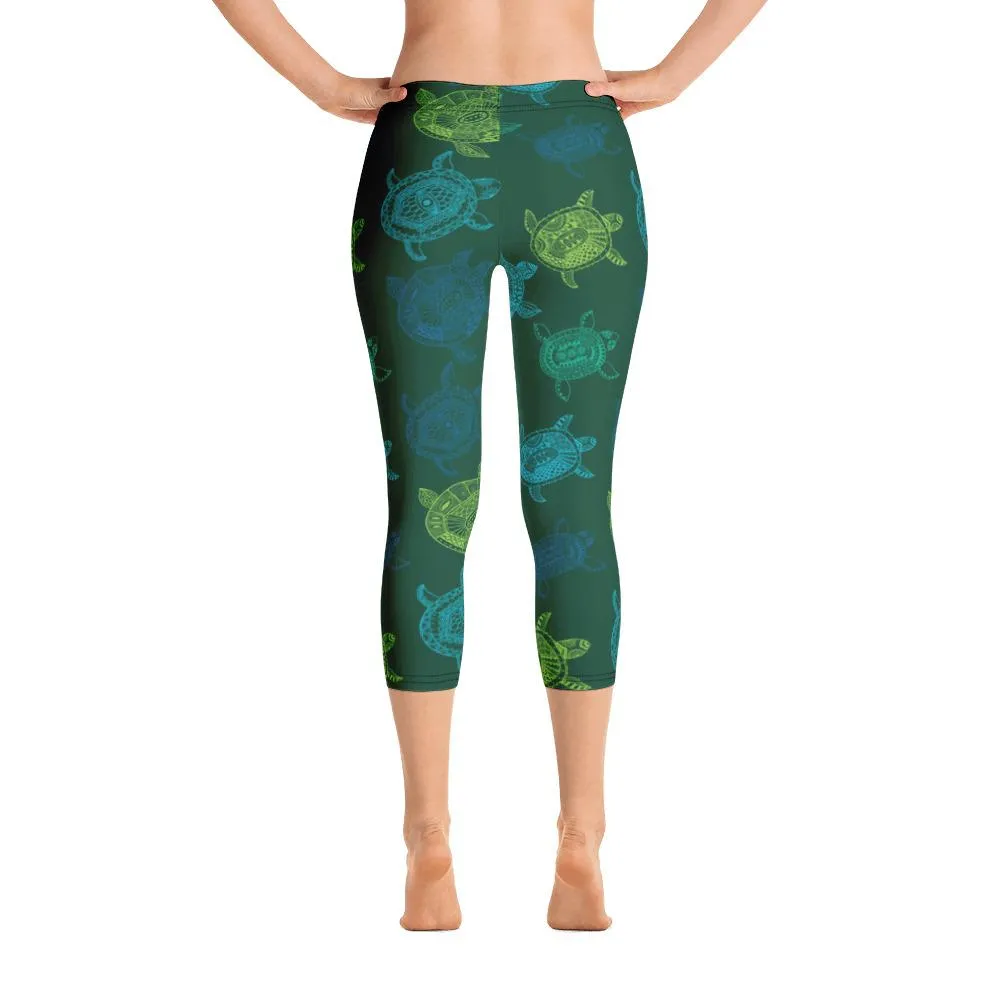 All Day Comfort Turtle Capri Leggings