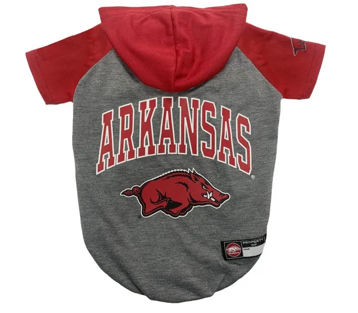 AR Razorbacks Lightweight Pet Hoodie