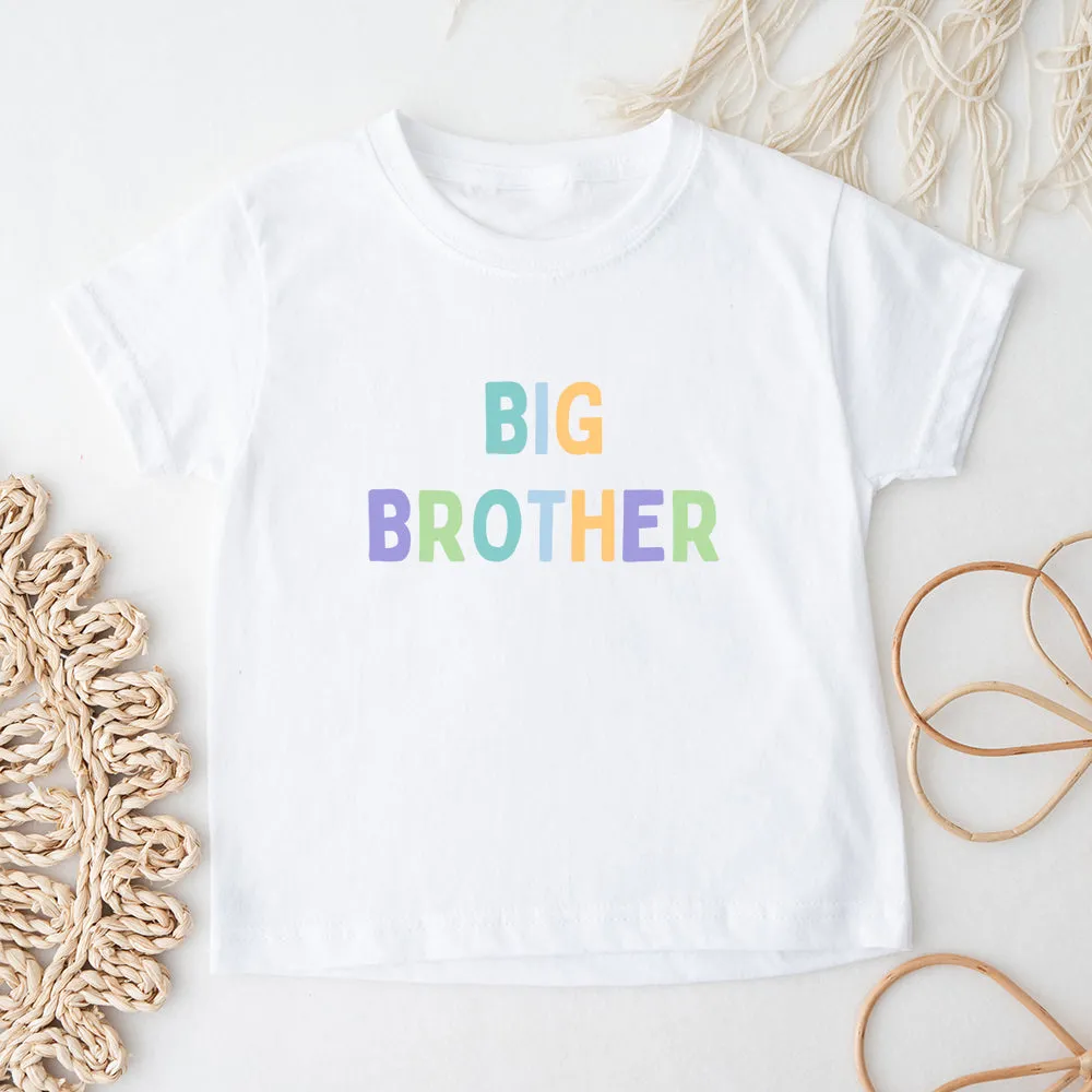 Big Brother & Little Sister Pastel Kids T-Shirts
