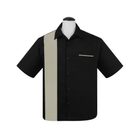 Black Sage Bowling Shirt by Steady Clothing