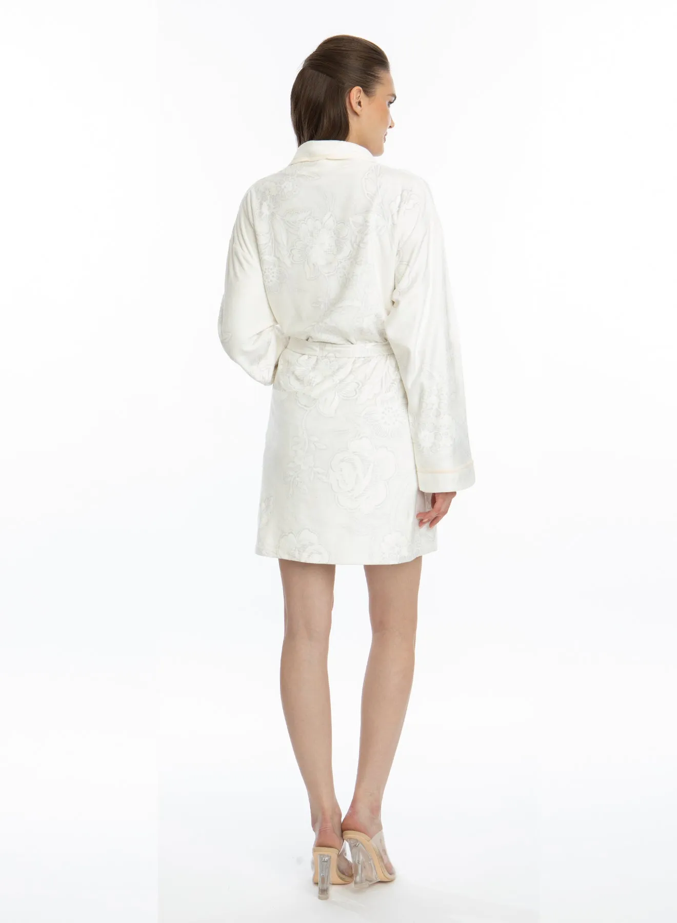 Bliss Angel White Short Robe