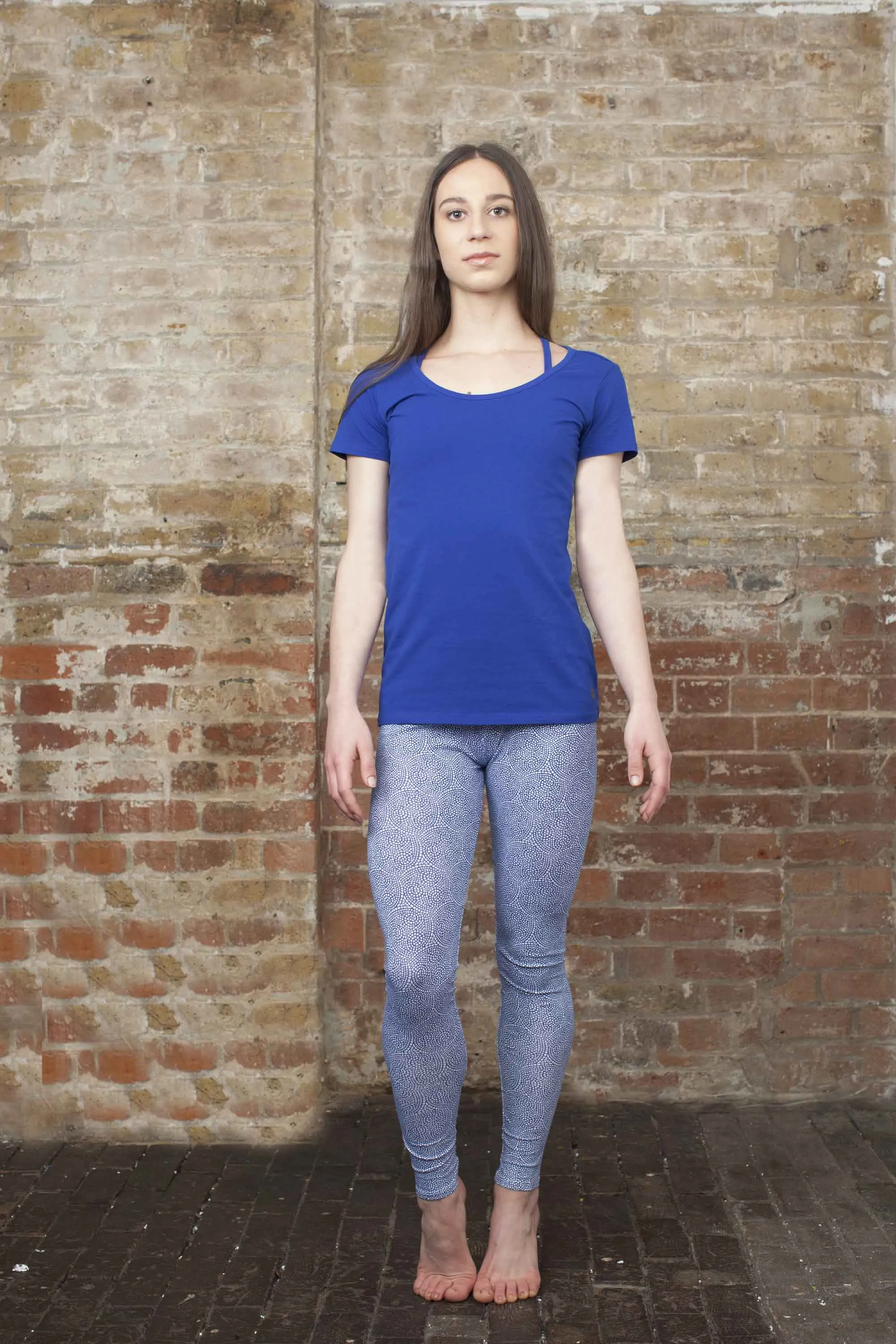 Blue Chakra Energy Leggings