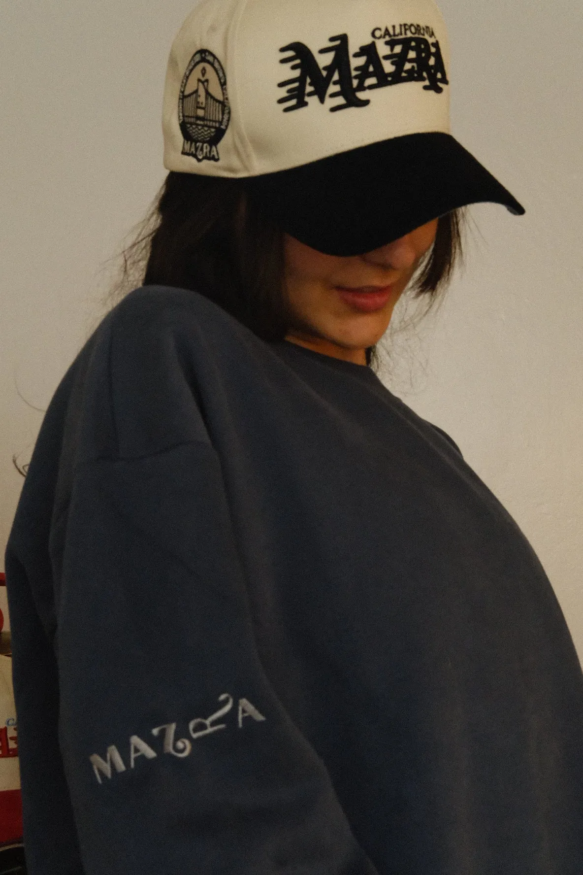 Blue Mazra Crewneck