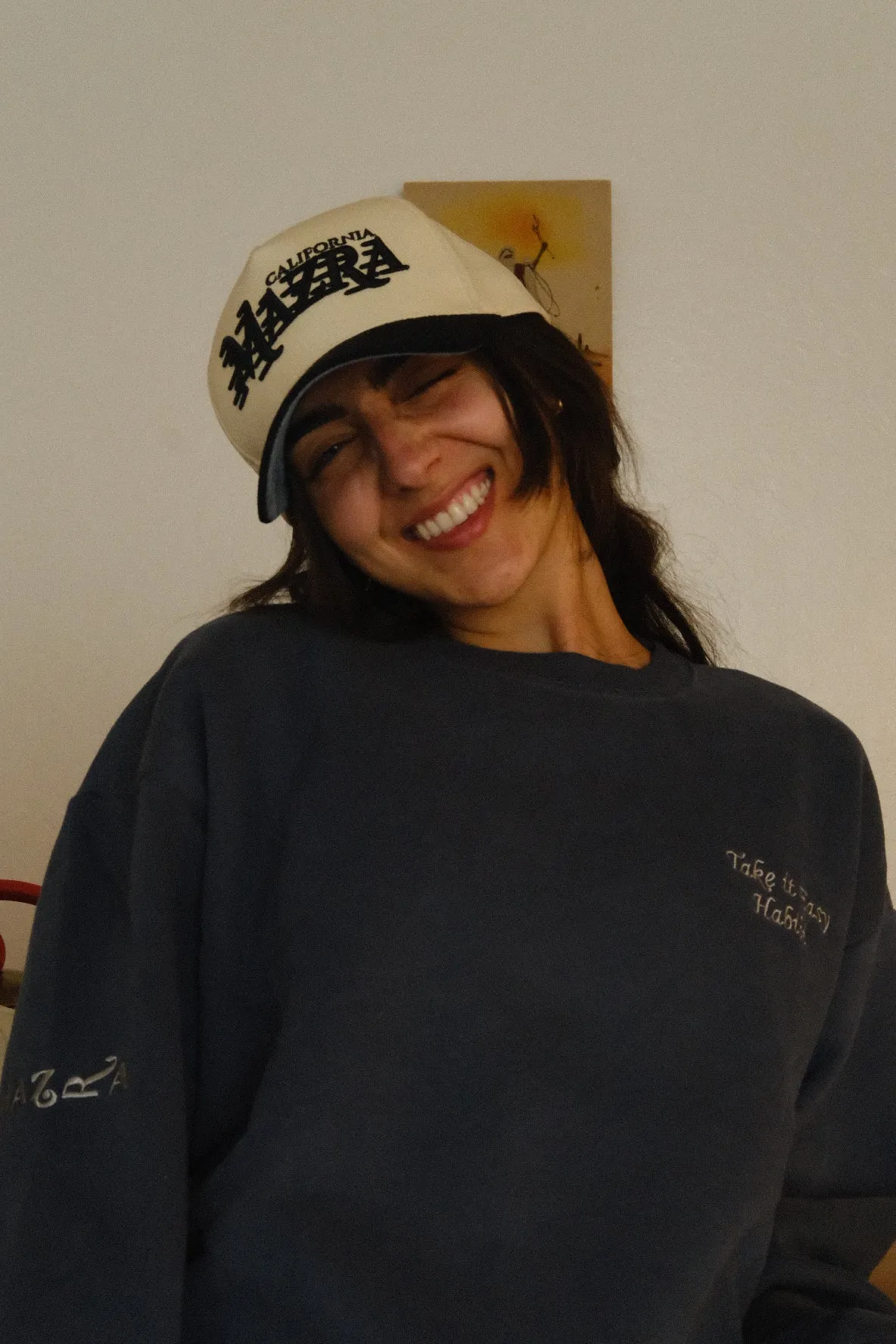 Blue Mazra Crewneck