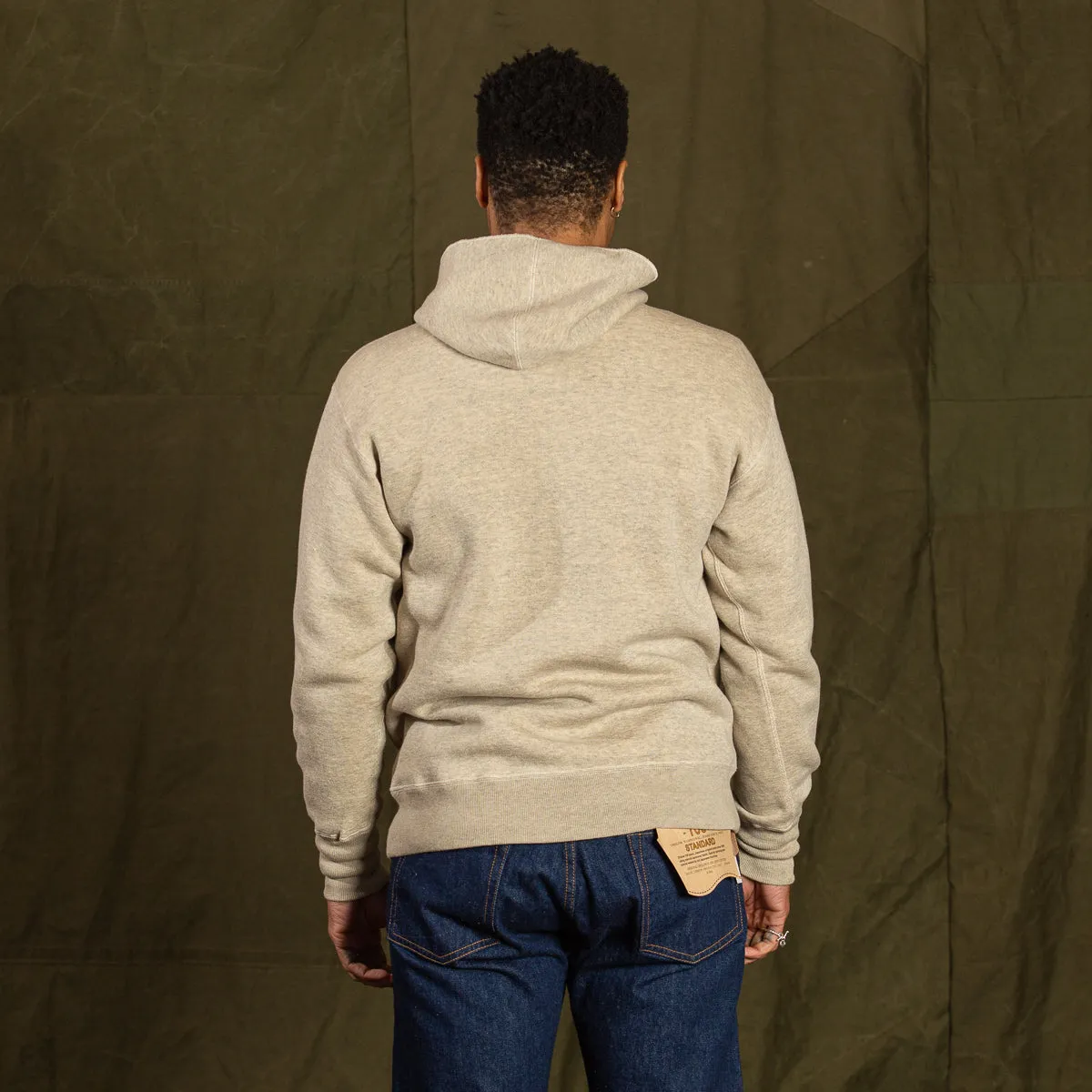 Boxing Glove Pocket Hooded Sweatshirt - Oatmeal