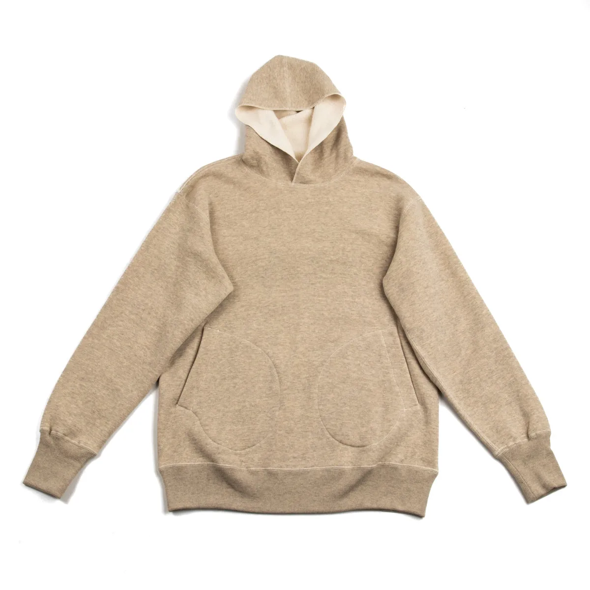Boxing Glove Pocket Hooded Sweatshirt - Oatmeal