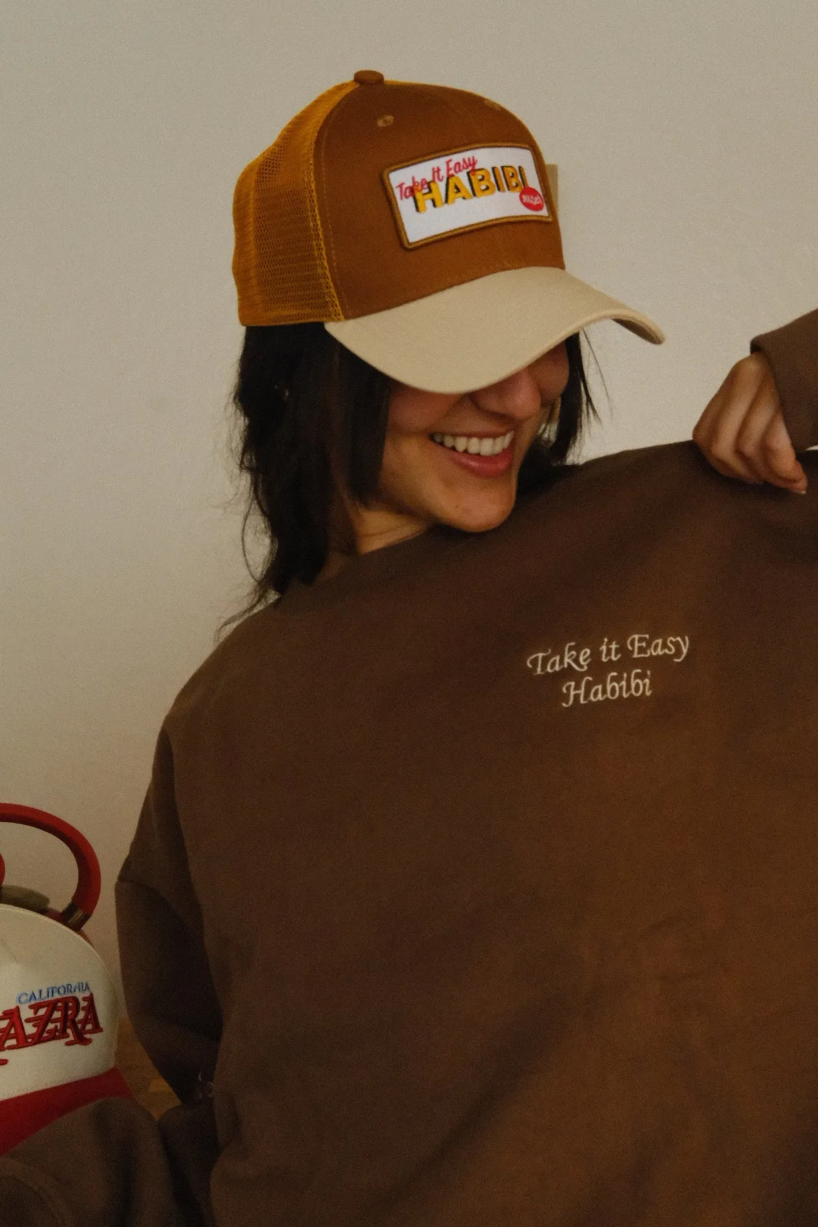 Brown Mazra Crewneck
