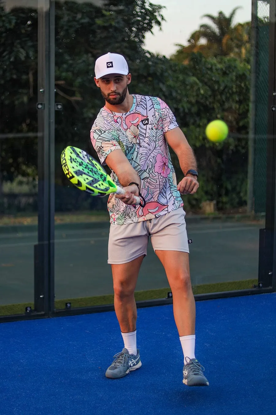 CA Padel Shirt | Pastel Jungle