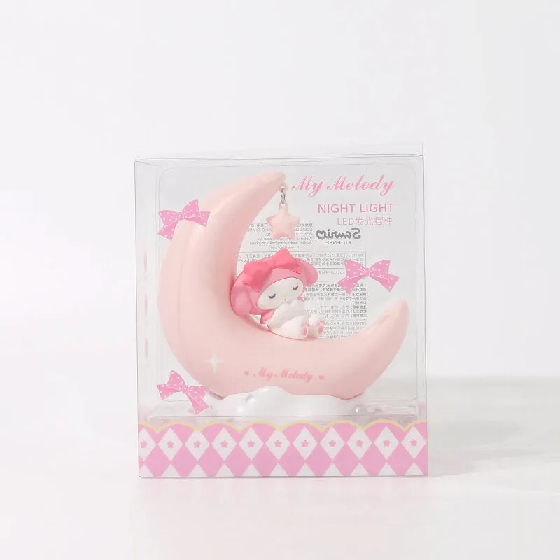 Cinnamoroll & Kuromi Sweet Dream Moon Star Night Light