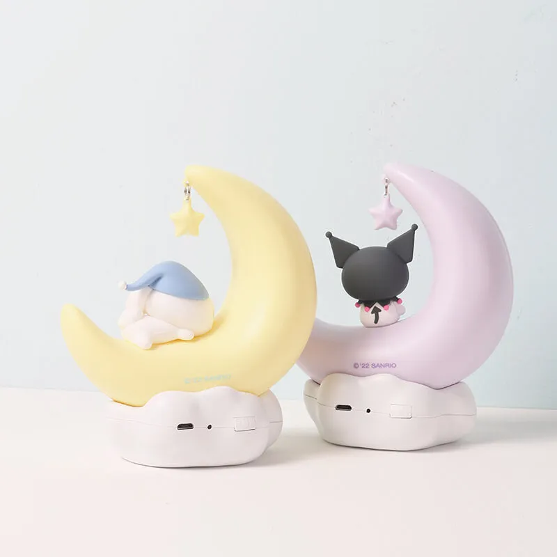 Cinnamoroll & Kuromi Sweet Dream Moon Star Night Light