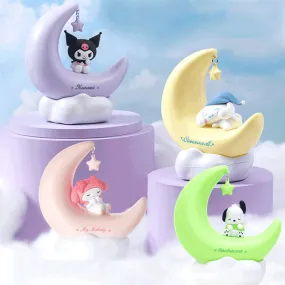 Cinnamoroll & Kuromi Sweet Dream Moon Star Night Light