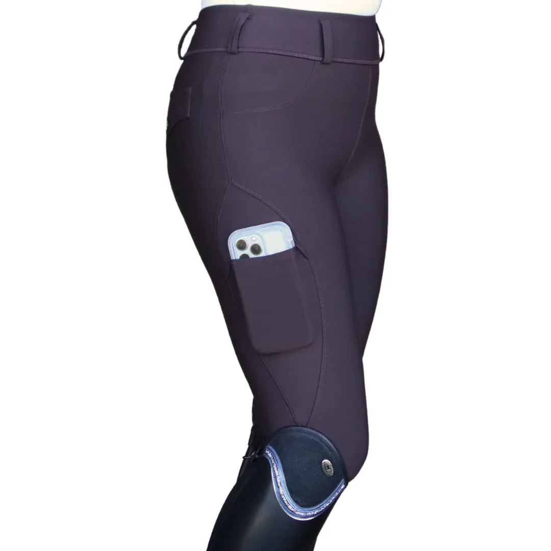 Comfort Grip Leggings - Chocolate