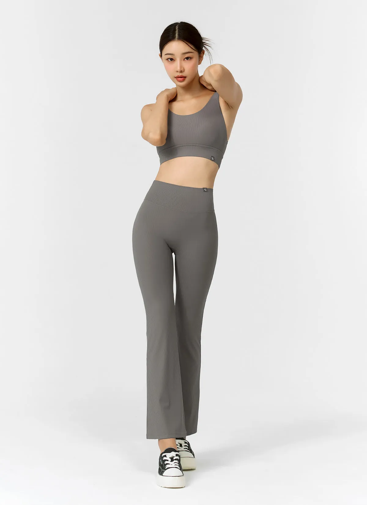 Comfort Tension Ribbed Bootscut Pants