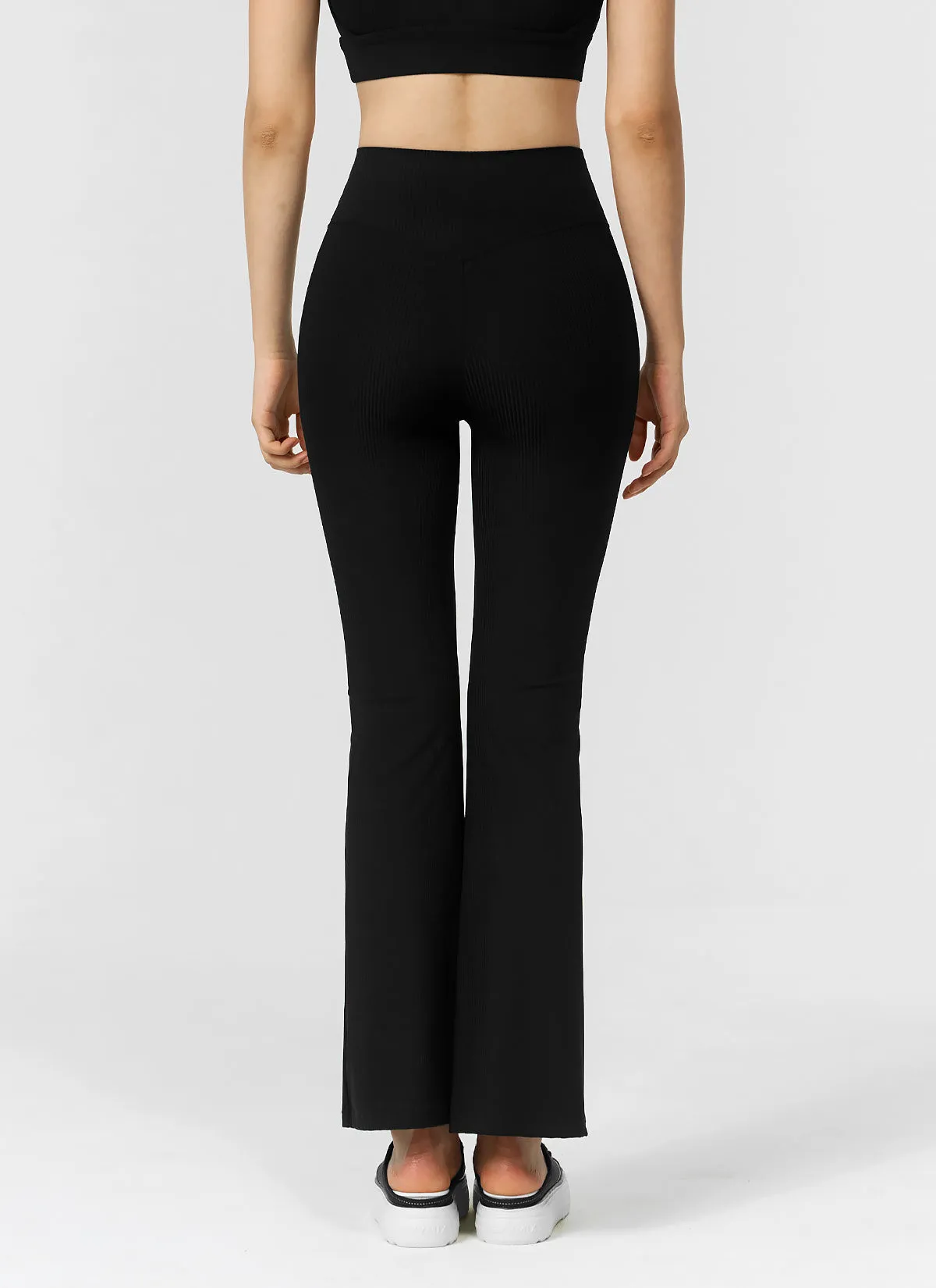Comfort Tension Ribbed Bootscut Pants