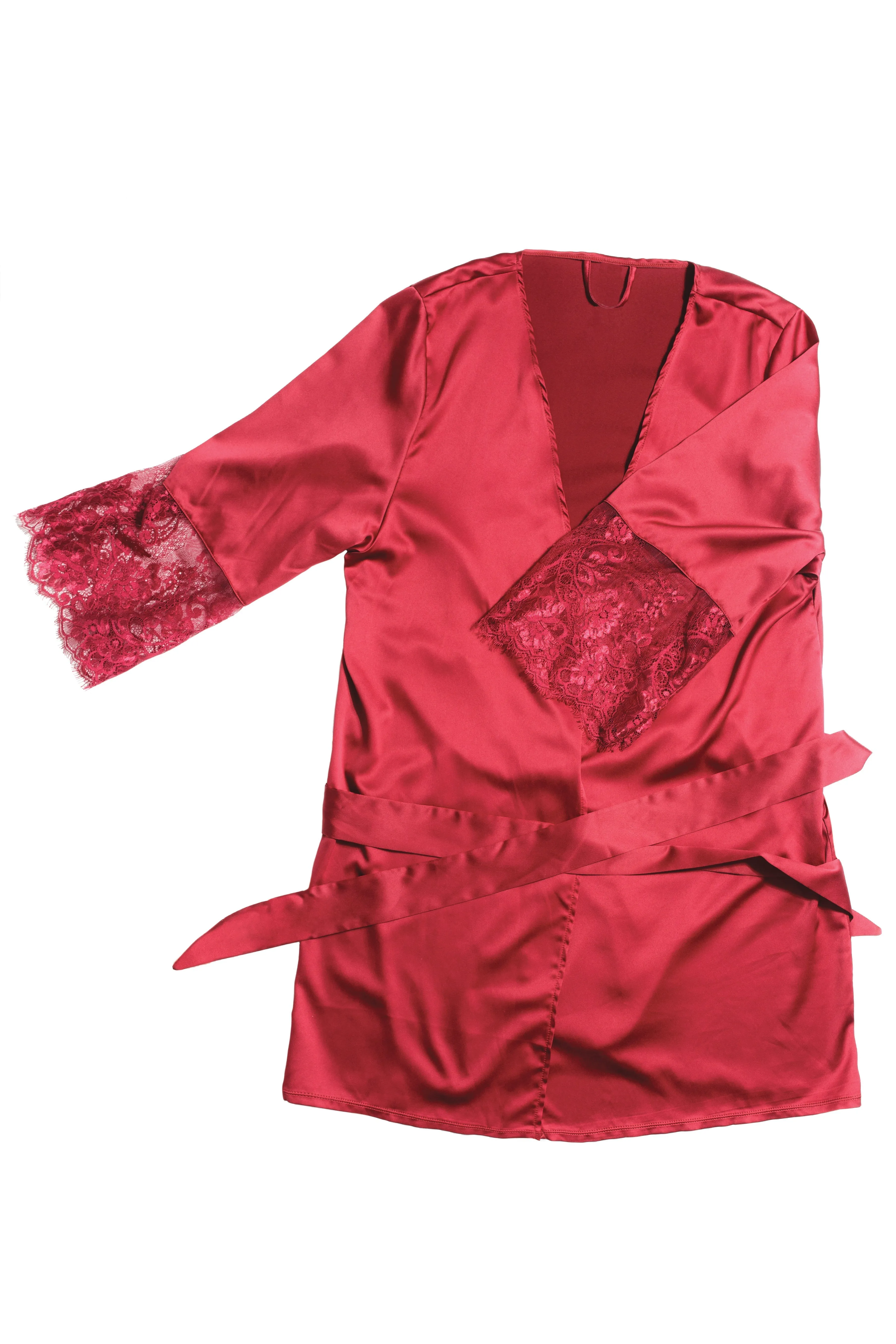 Coquette 7224 Soft Stretch Satin Robe