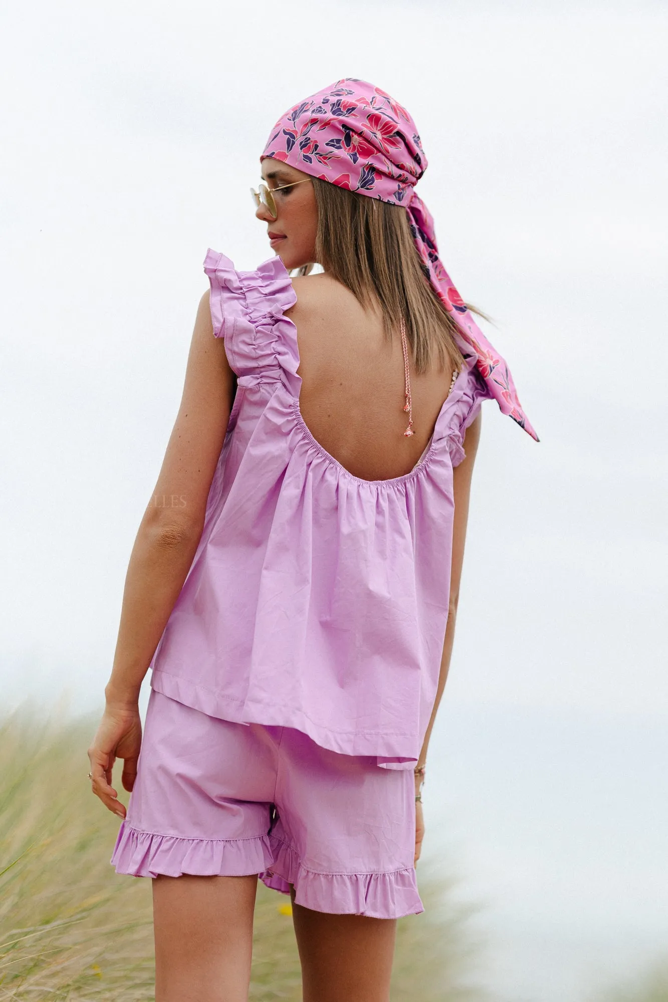 Coralie top orchid