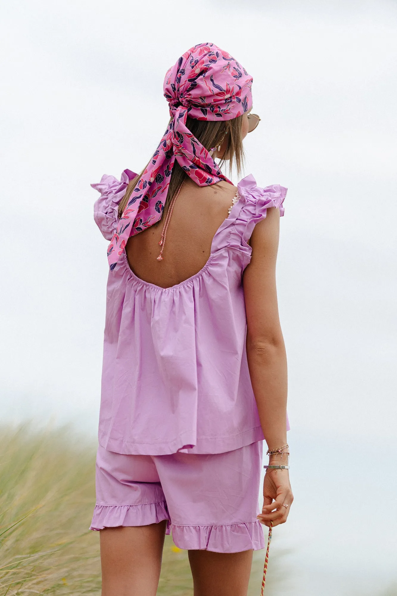 Coralie top orchid