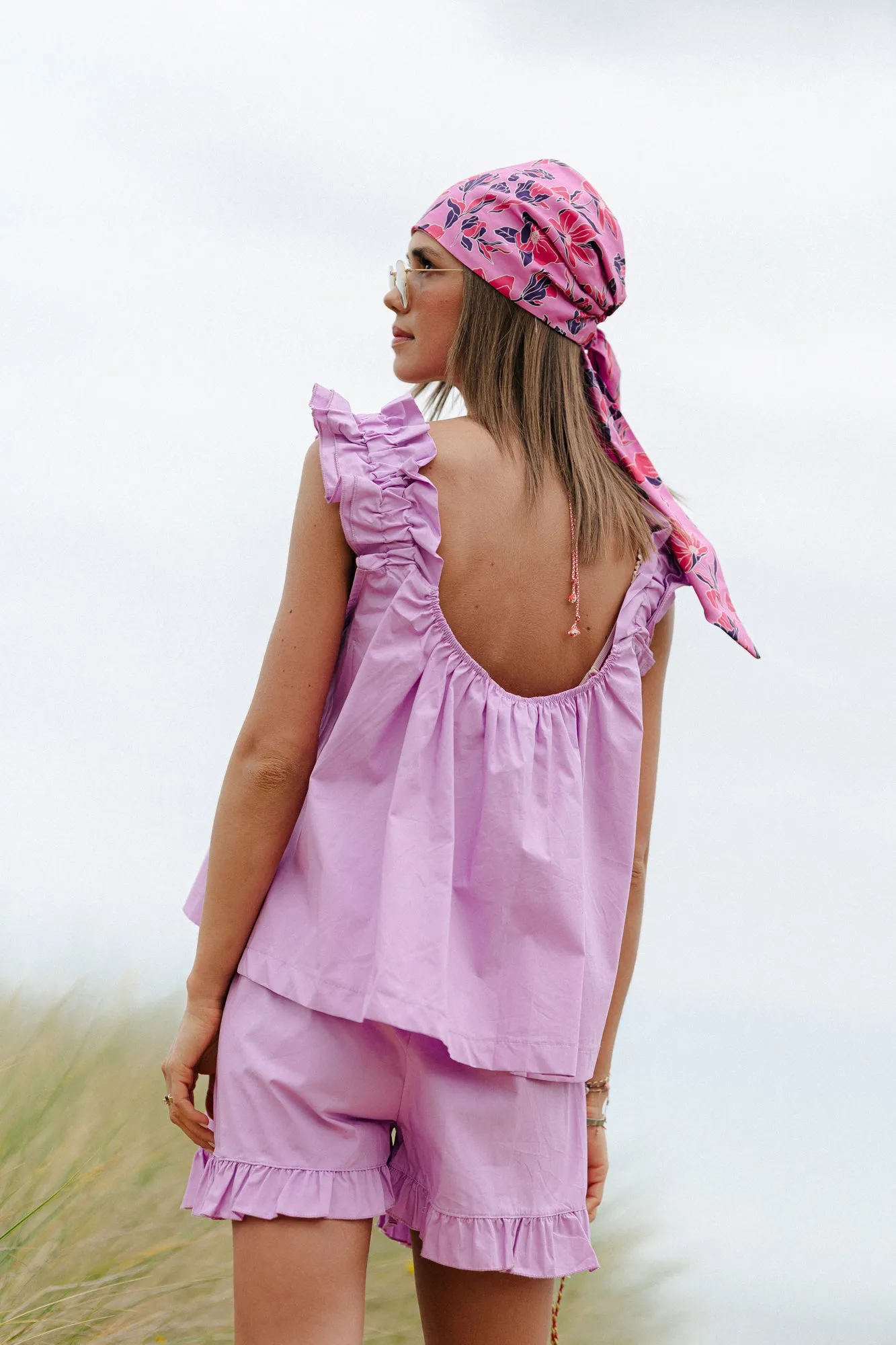 Coralie top orchid