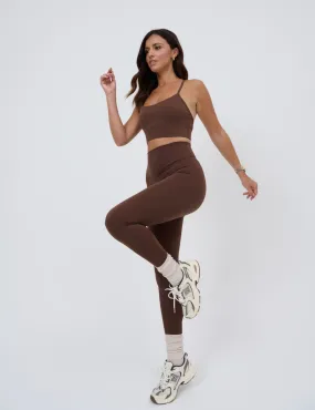 Core comfort leggings- Chocolate