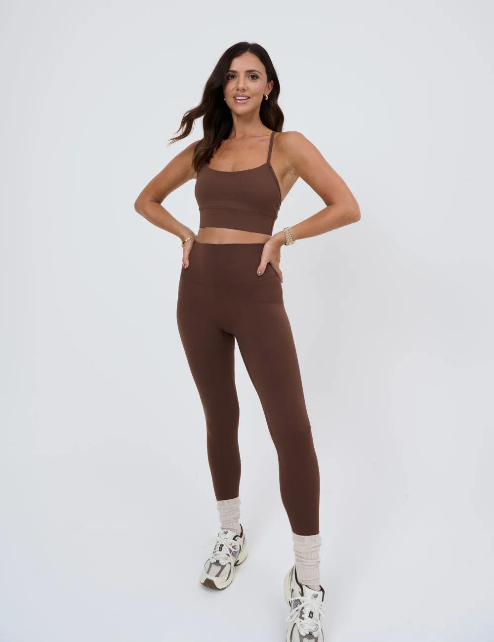 Core comfort leggings- Chocolate
