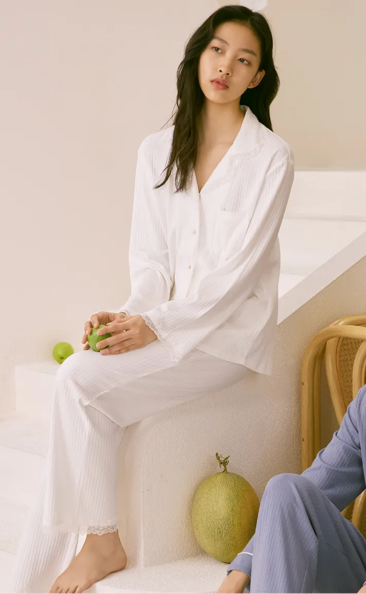 Cozy •  Premium Cotton Long Sleeve Pajamas Set