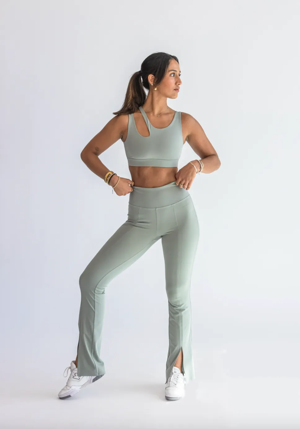 Cut Out Boot Cut Legging by Seaav
