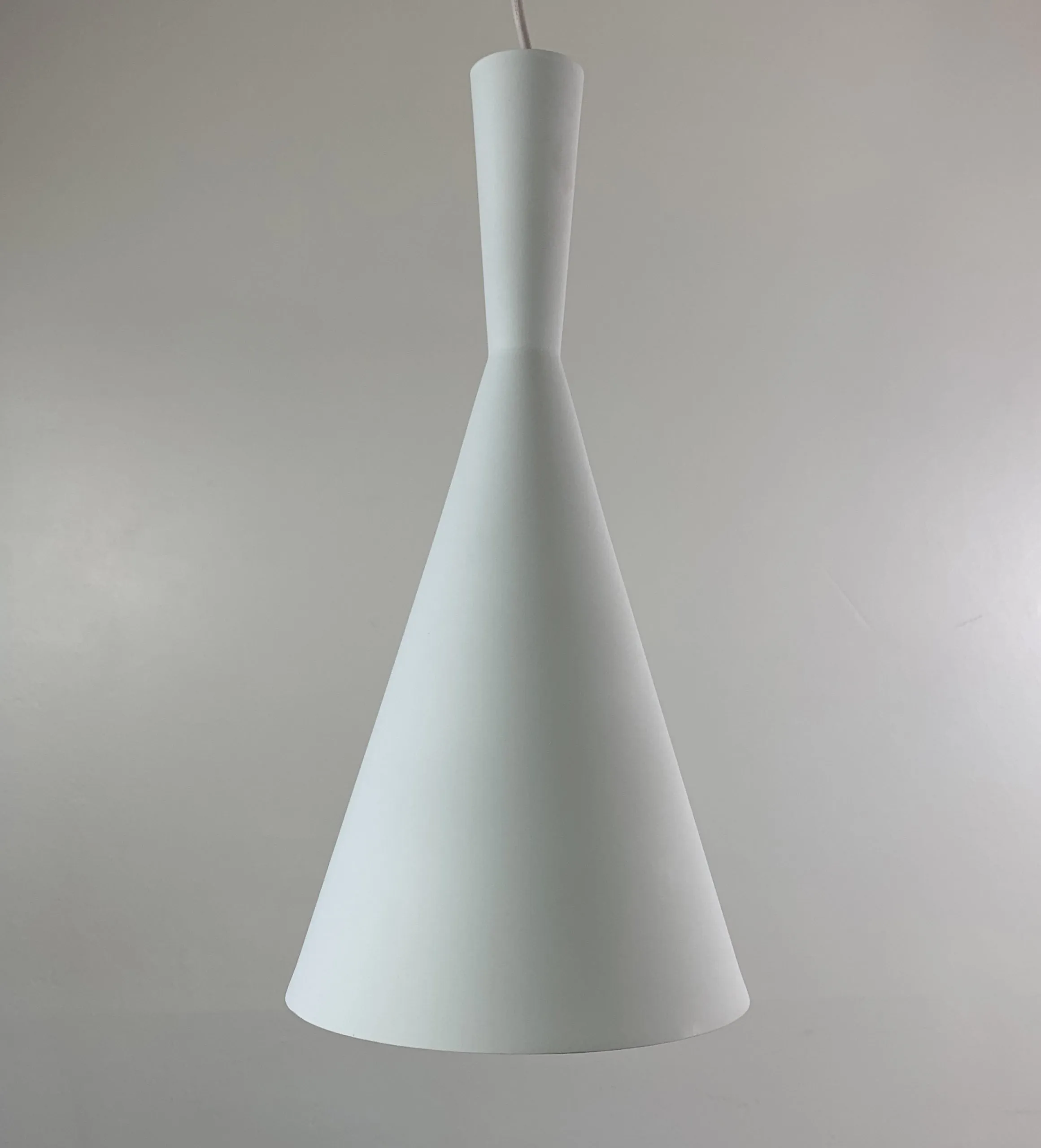 Dainolite Pentant Light, White, Pounded Silver, New!