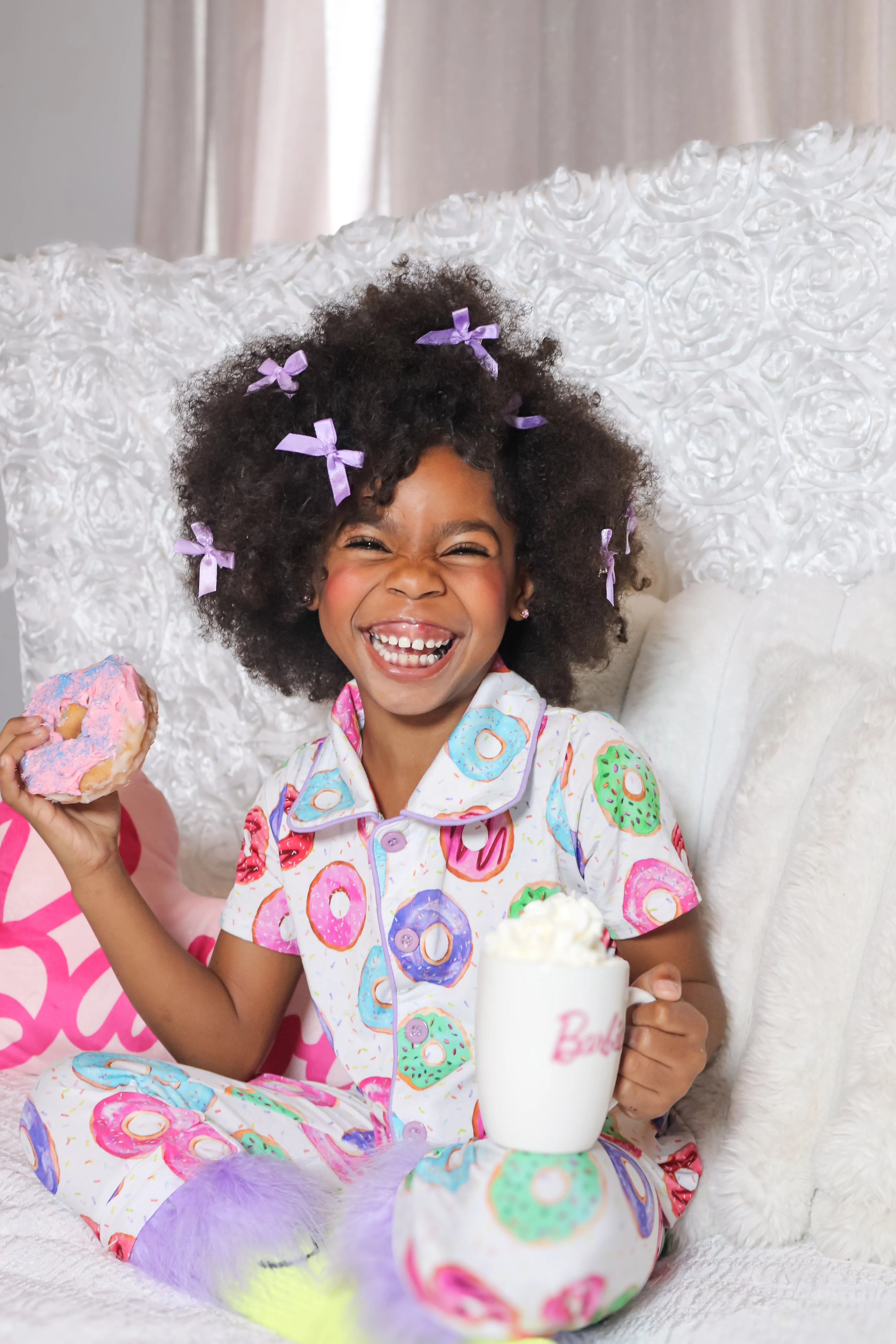 Donut Print Bamboo Feather PJs