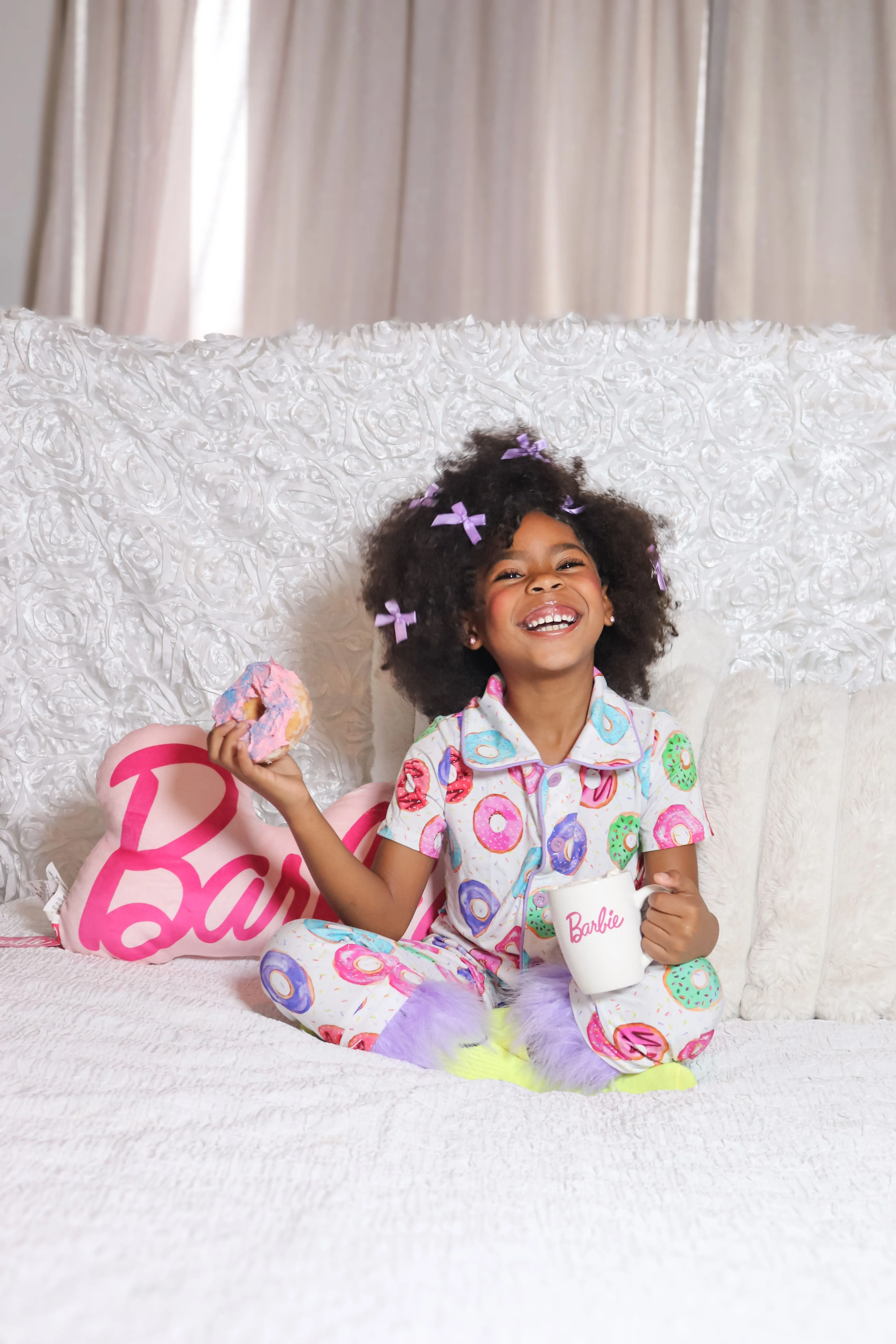 Donut Print Bamboo Feather PJs