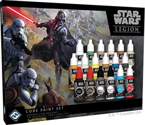 Fantasy Flight Games Star Wars Legion SWS52 Core Paint Set Acrylics (18)