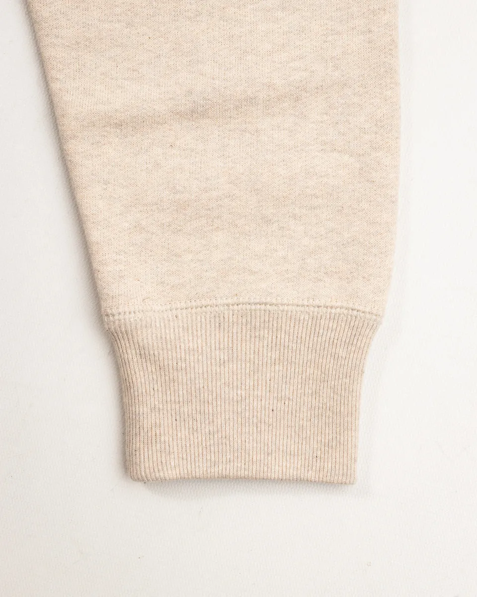 Fleeced Foxfibre® Pullover Hoodie - Oatmeal