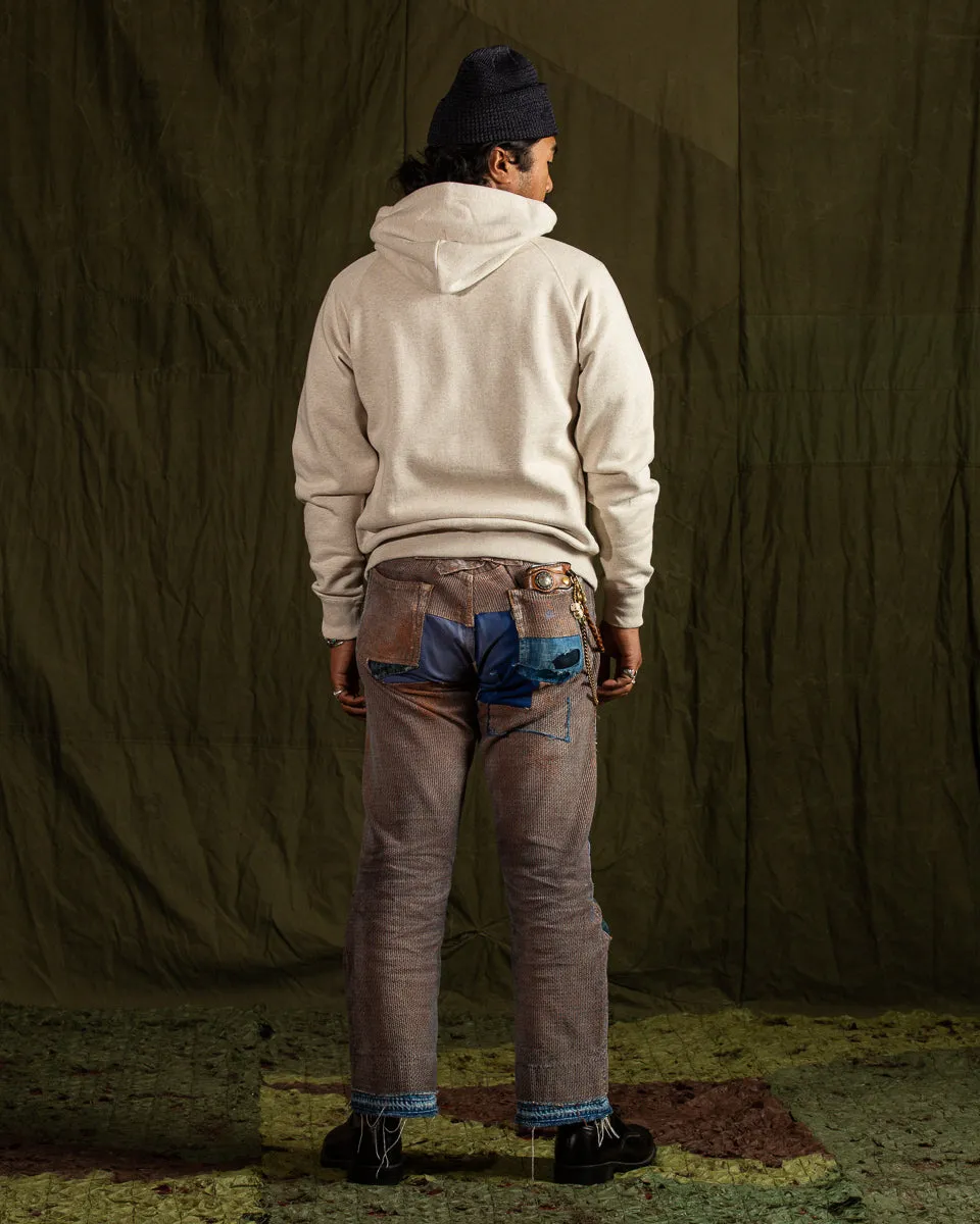 Fleeced Foxfibre® Pullover Hoodie - Oatmeal