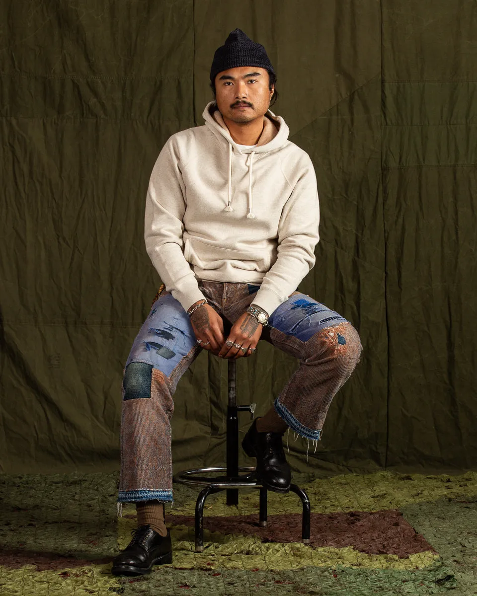 Fleeced Foxfibre® Pullover Hoodie - Oatmeal