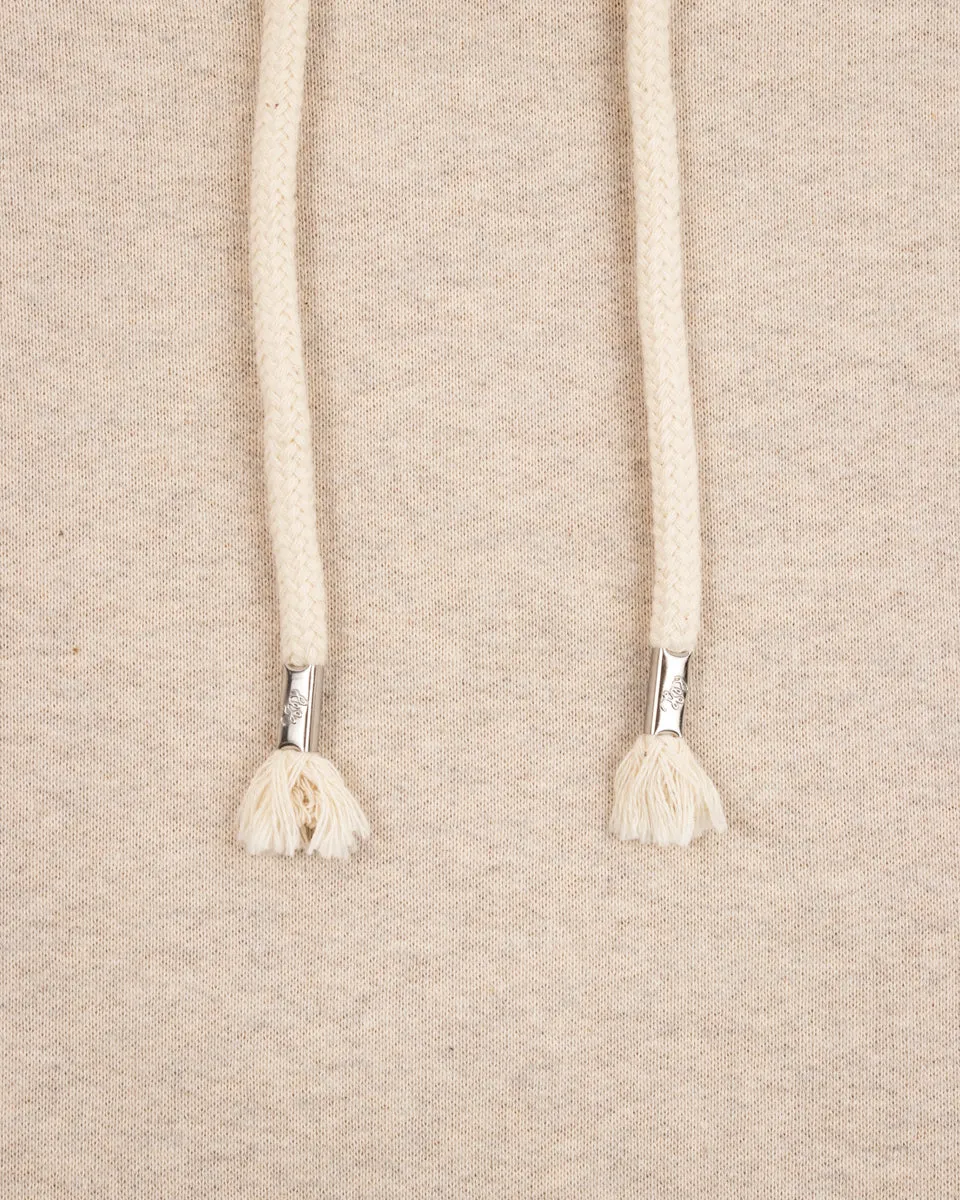 Fleeced Foxfibre® Pullover Hoodie - Oatmeal
