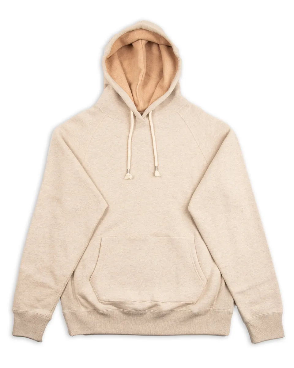 Fleeced Foxfibre® Pullover Hoodie - Oatmeal