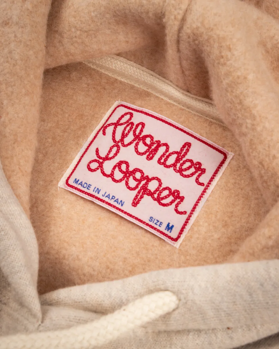 Fleeced Foxfibre® Pullover Hoodie - Oatmeal