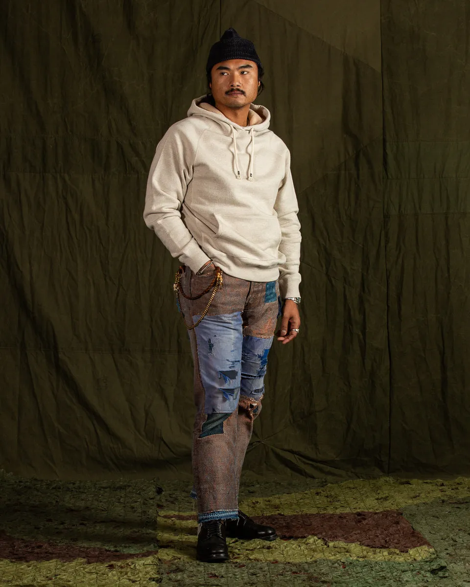 Fleeced Foxfibre® Pullover Hoodie - Oatmeal