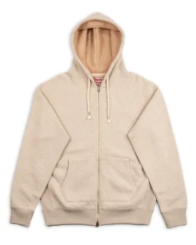 Fleeced Foxfibre® Zip Hoodie - Oatmeal