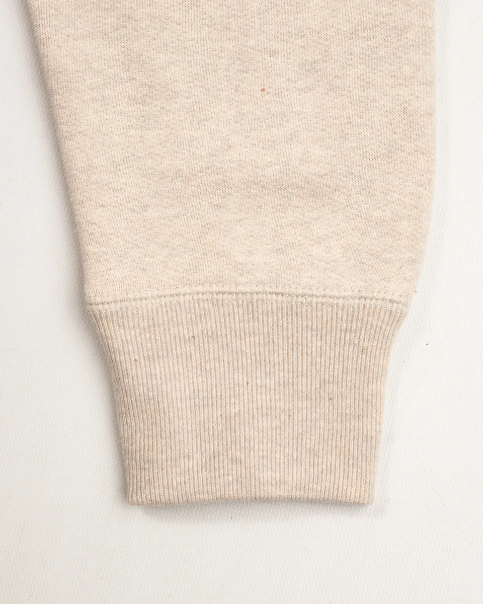 Fleeced Foxfibre® Zip Hoodie - Oatmeal