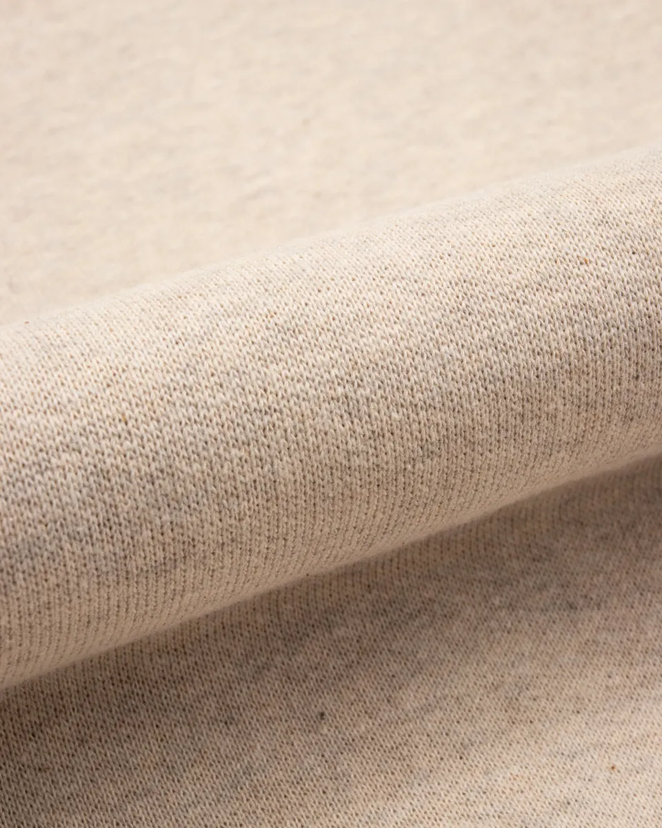 Fleeced Foxfibre® Zip Hoodie - Oatmeal