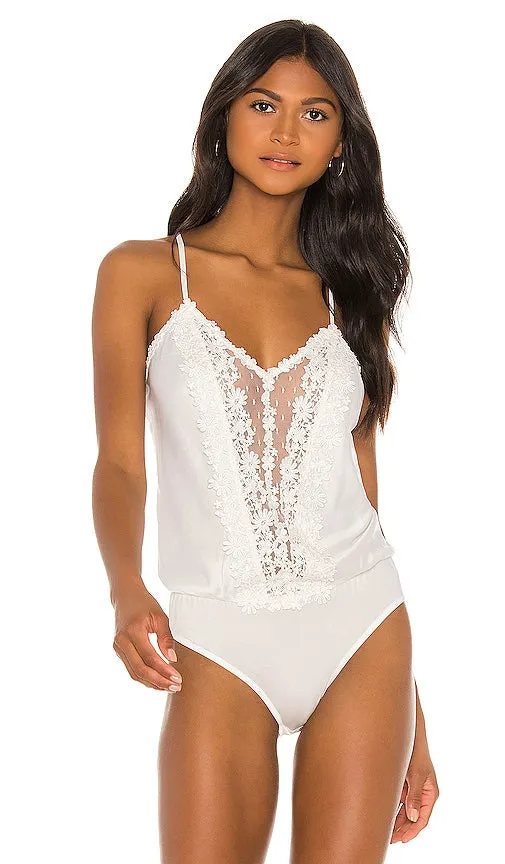 Flora Nikrooz Showstopper Teddy in White