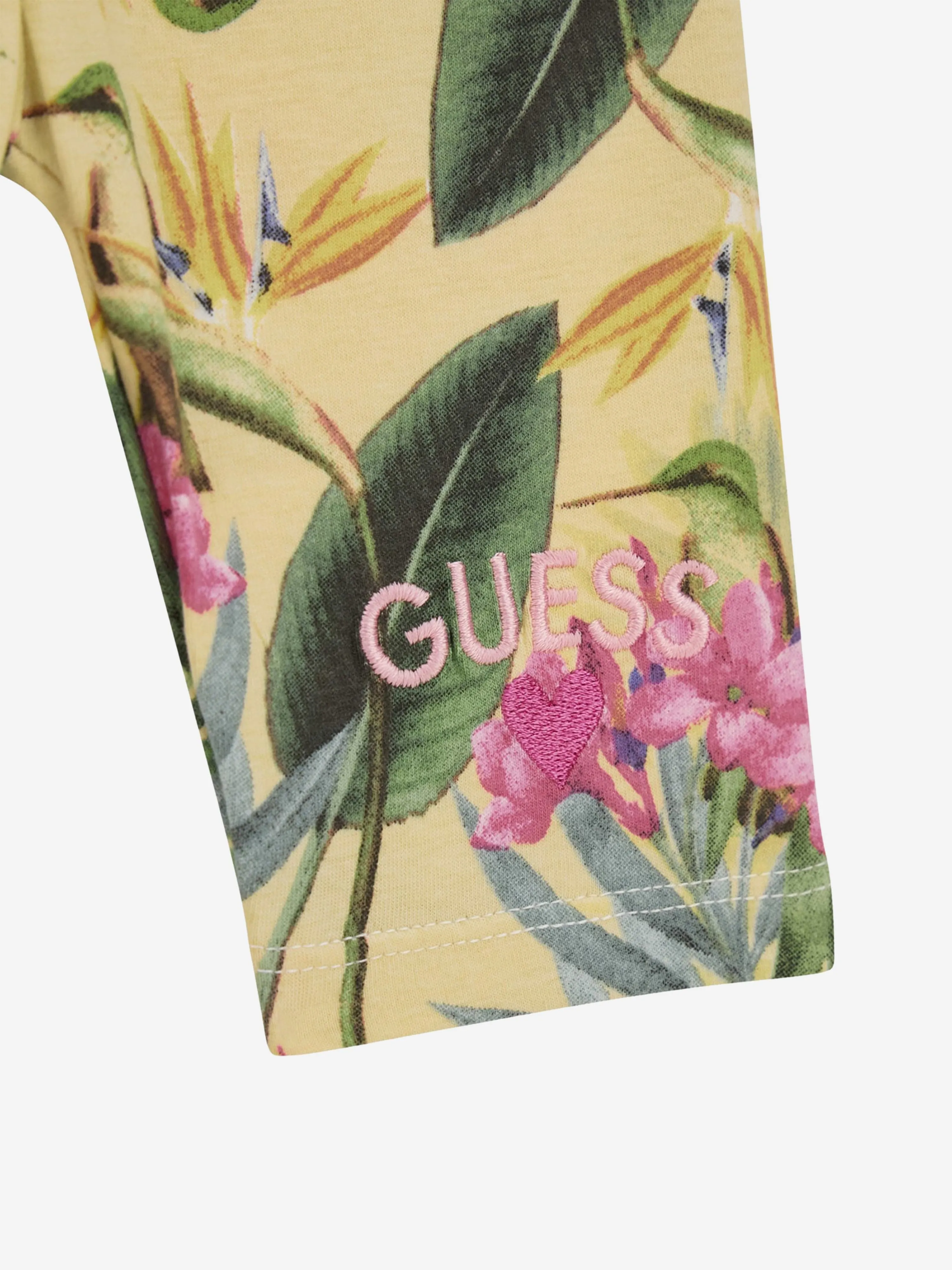 Guess Girls Wild Tulip Leggings Set in Pink