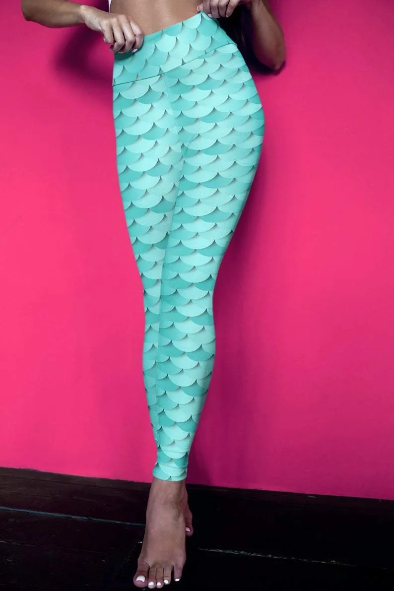 High Waist Baby Blue
