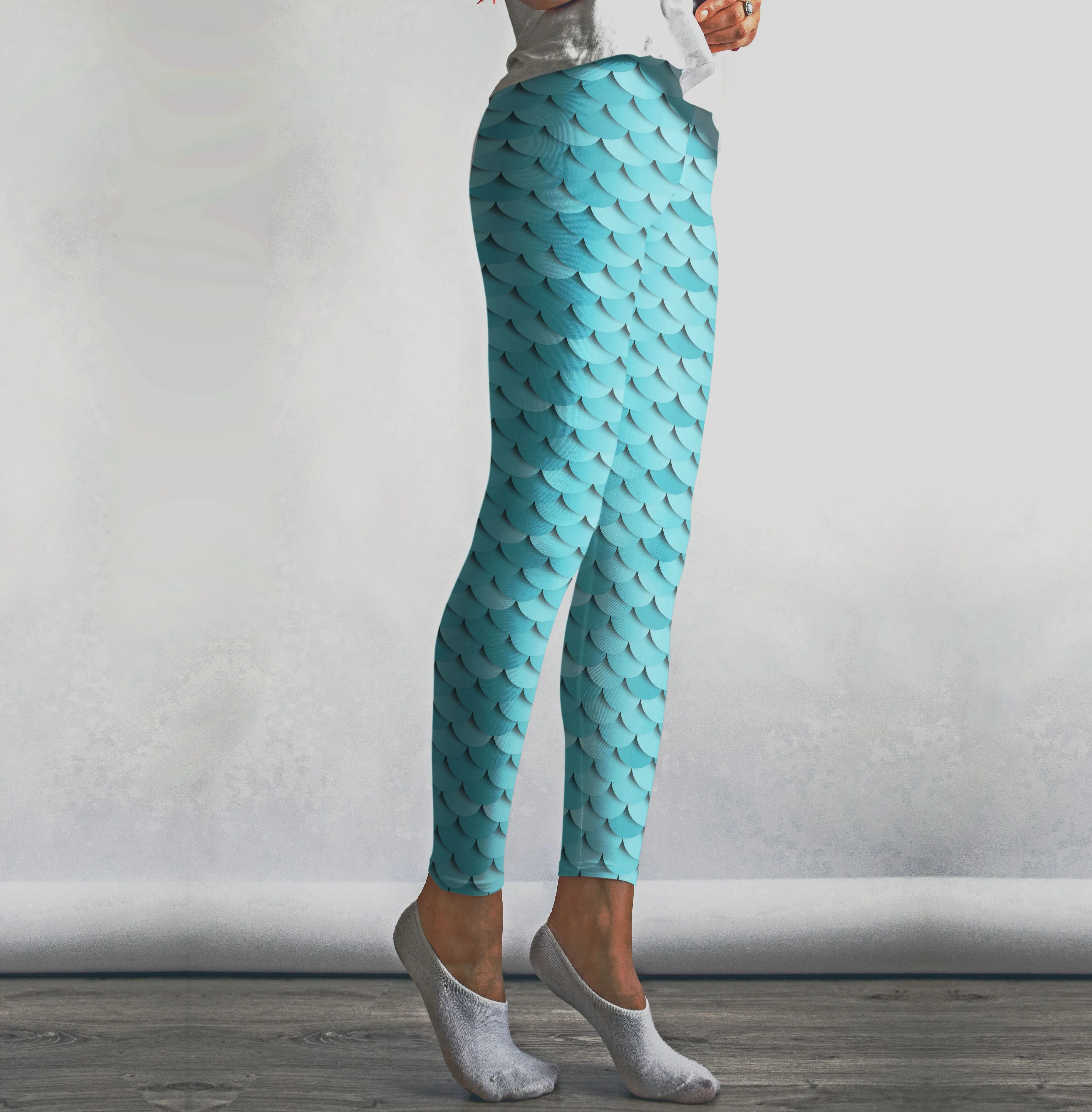 High Waist Baby Blue
