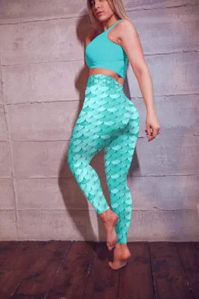 High Waist Baby Blue